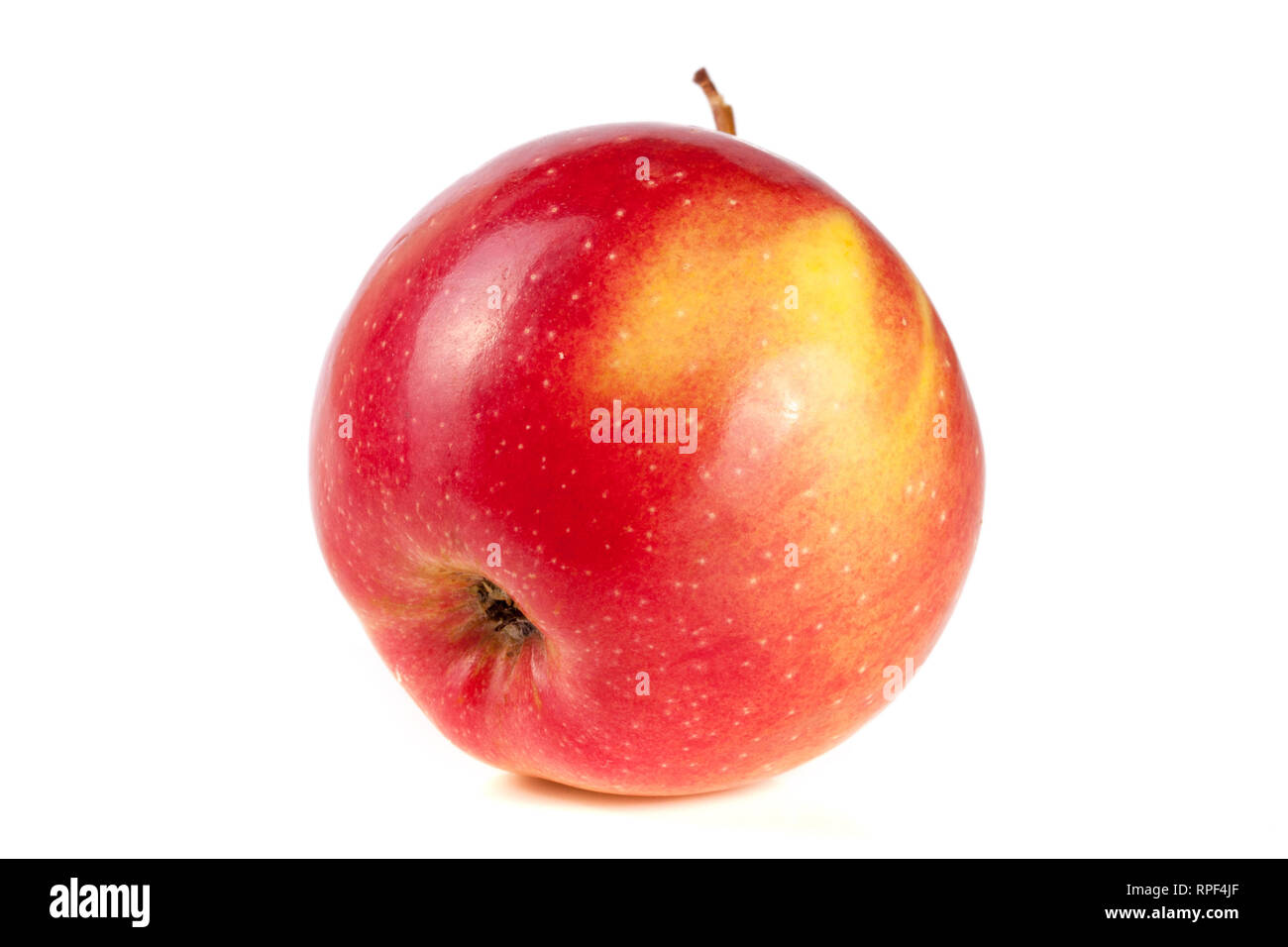Fresh red apple isolated on white background Stock Photo - Alamy