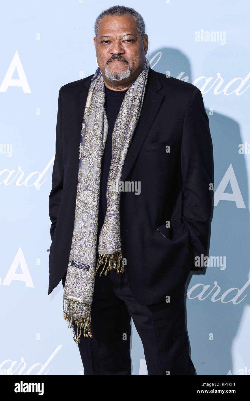 Actor Laurence Fishburne arrives at the 2019 Hollywood For Science Gala