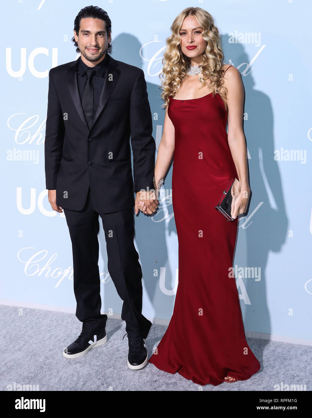 Benjamin Larretche and model Petra Nemcova arrive at the 2019 Hollywood