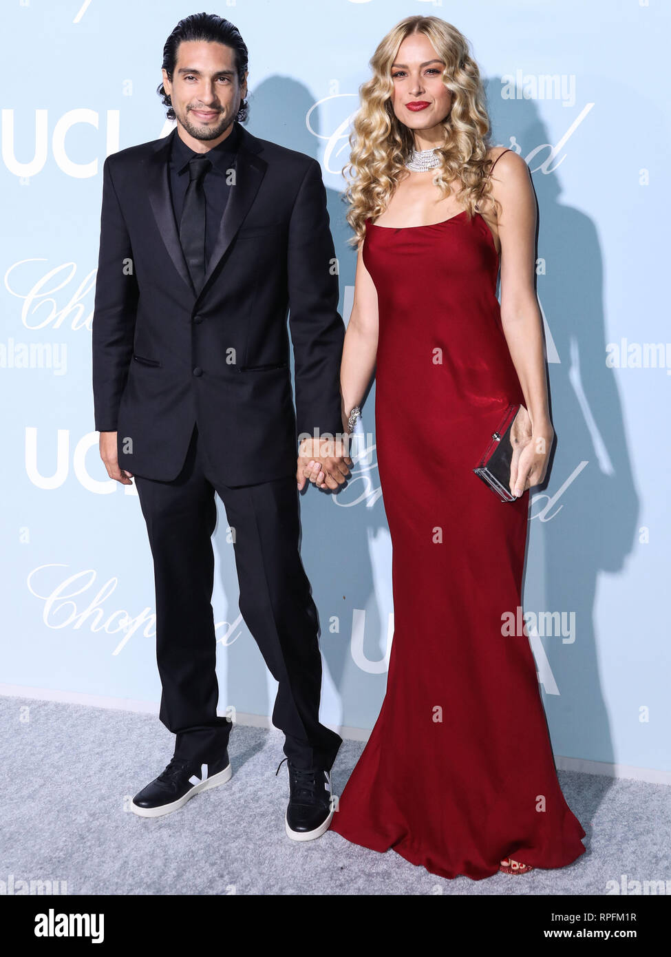 Benjamin Larretche and model Petra Nemcova arrive at the 2019 Hollywood