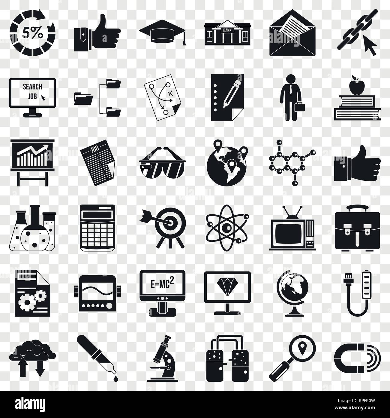 Business analytics icons set, cartoon style Stock Vector Image & Art ...