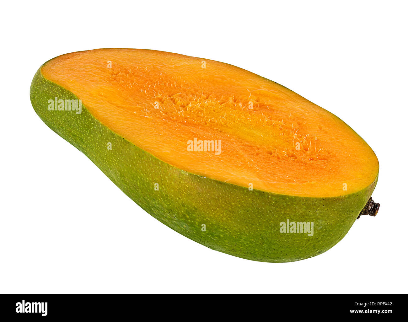 Mango fruit isolated on white background Stock Photo - Alamy