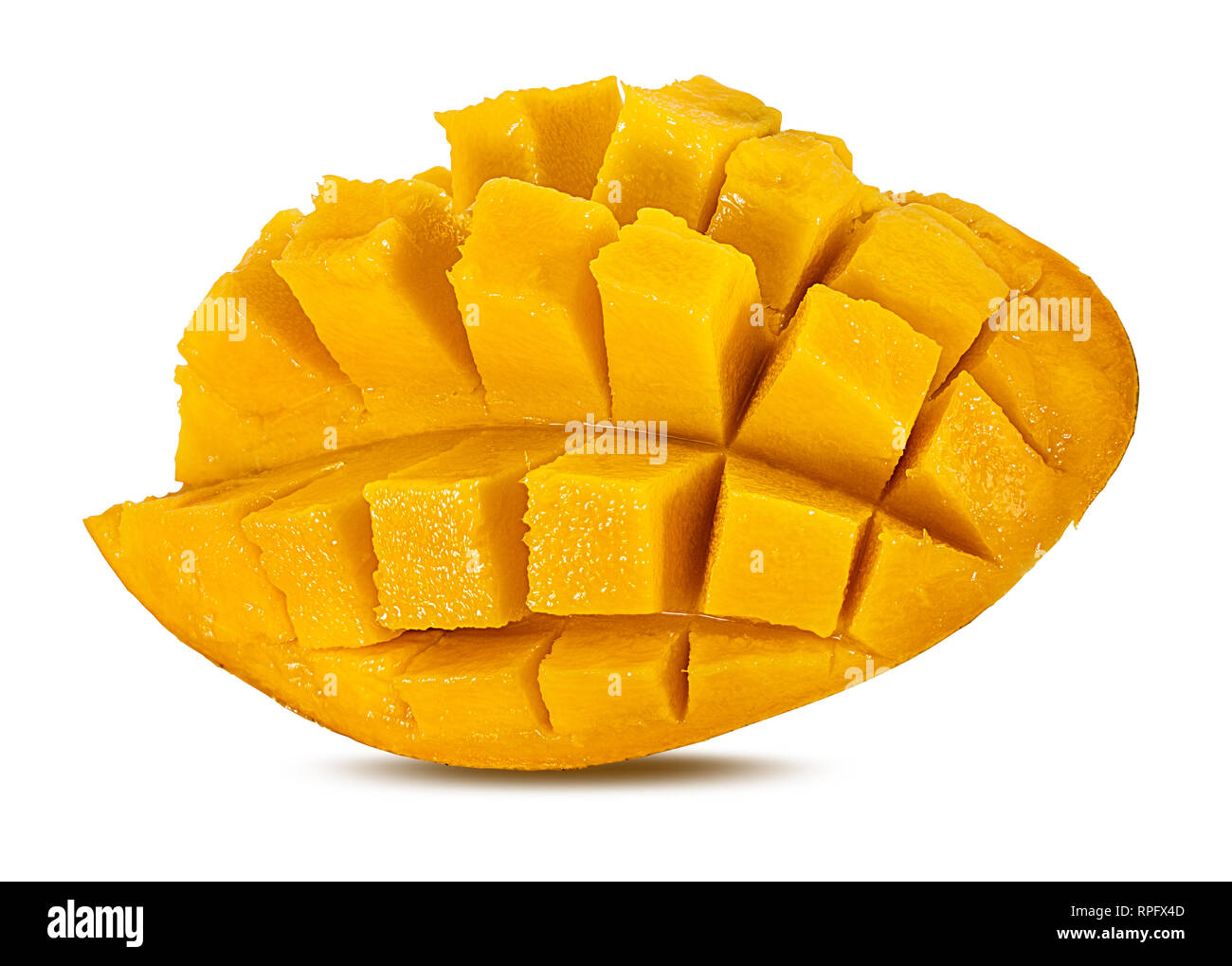 Mango fruit isolated on white background Stock Photo - Alamy