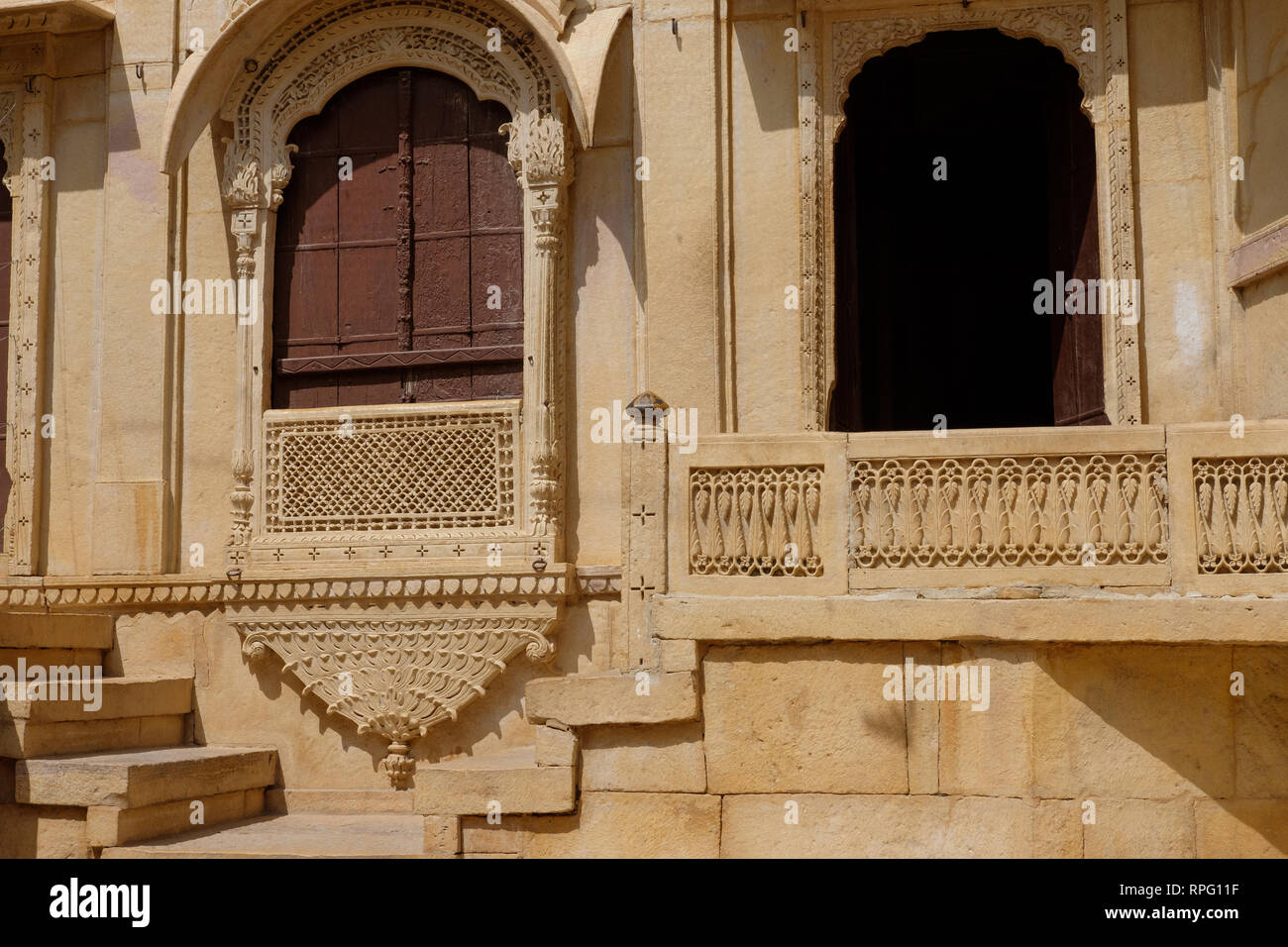 Traditional house in Jaisalmer, India Stock Photo