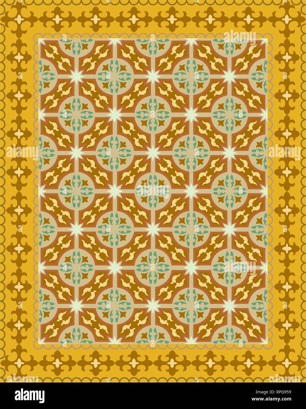 Vector - Seamless pattern stock vector, use for tiled background ...
