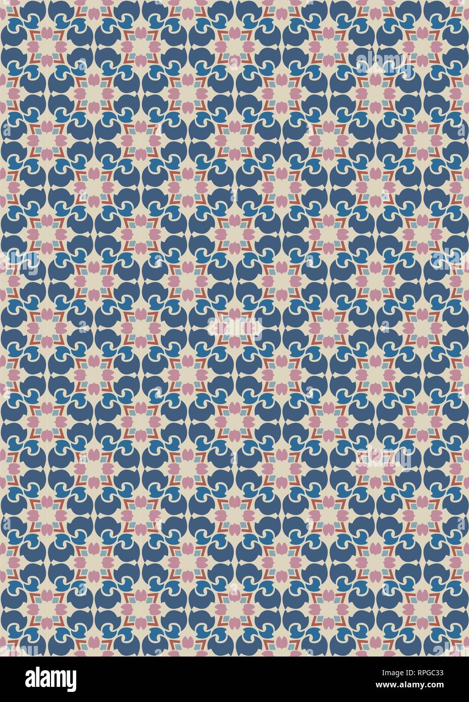 Vector - Seamless pattern stock vector, use for tiled background ...