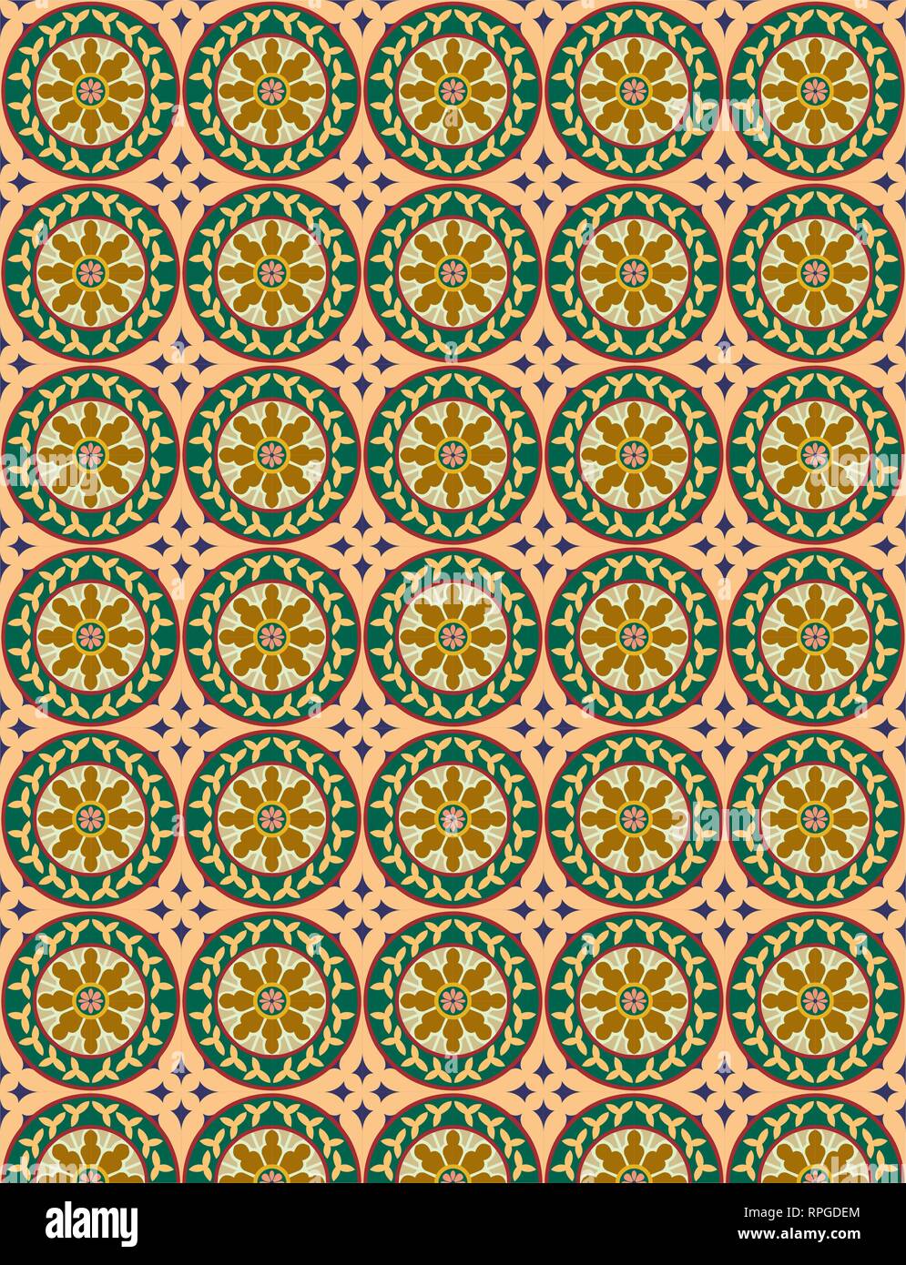 Vector - Seamless pattern stock vector, use for tiled background ...