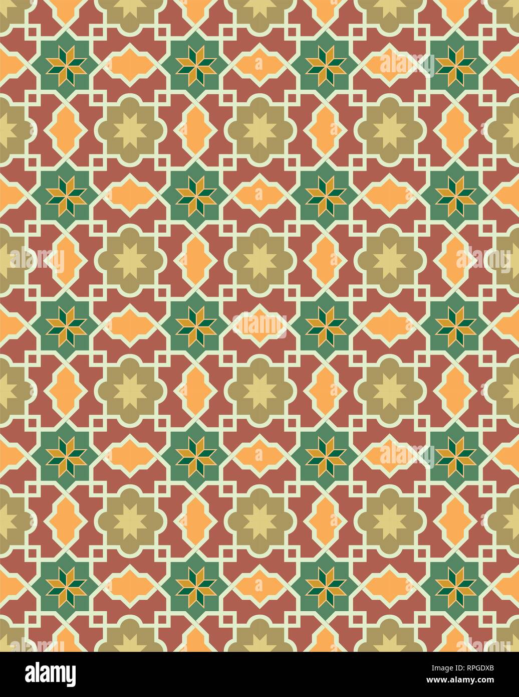 Vector - Seamless pattern stock vector, use for tiled background ...