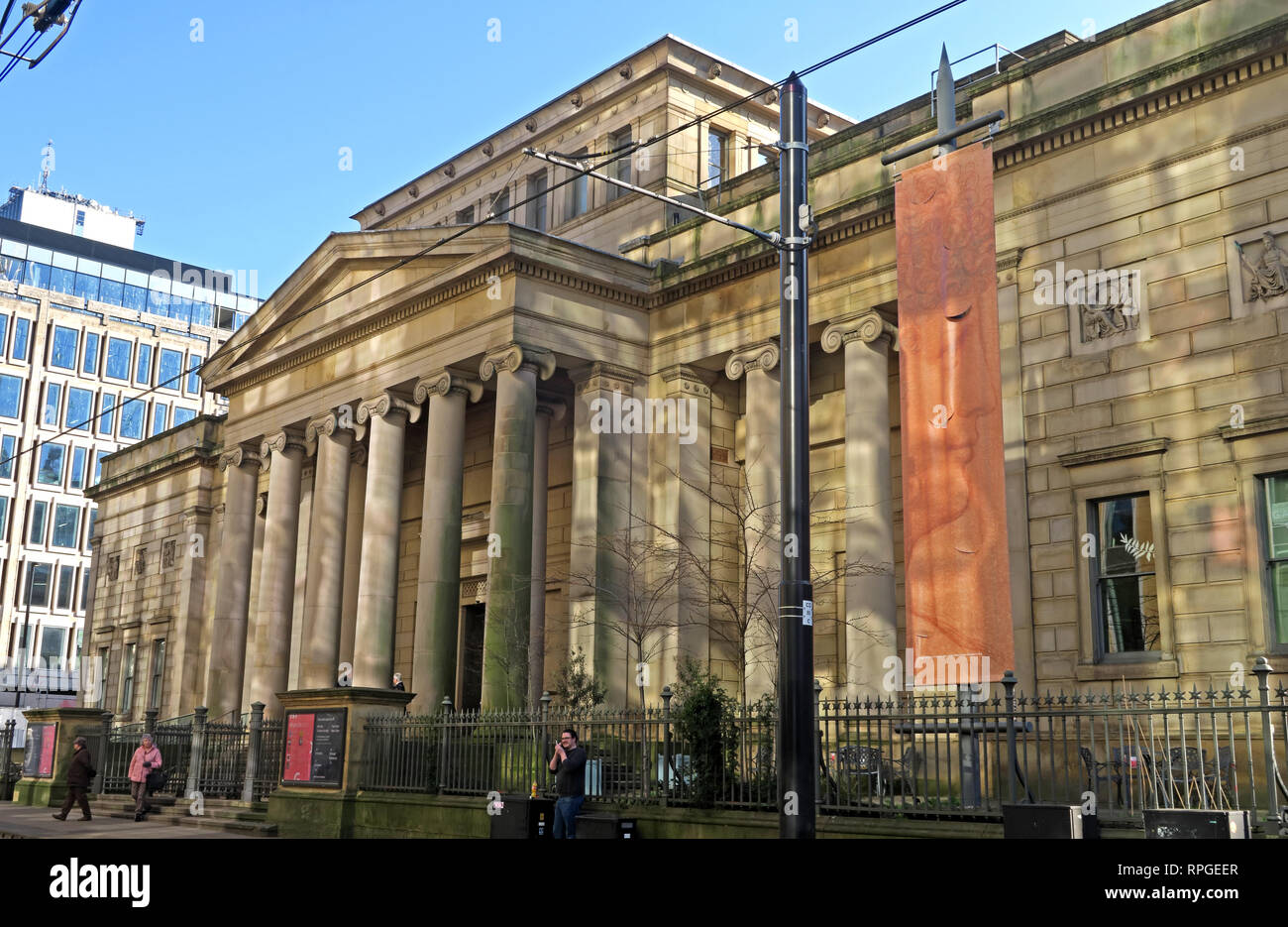 Art Gallery, Mosley Street, Manchester, Lancashire, England, UK, M2 3JL Stock Photo
