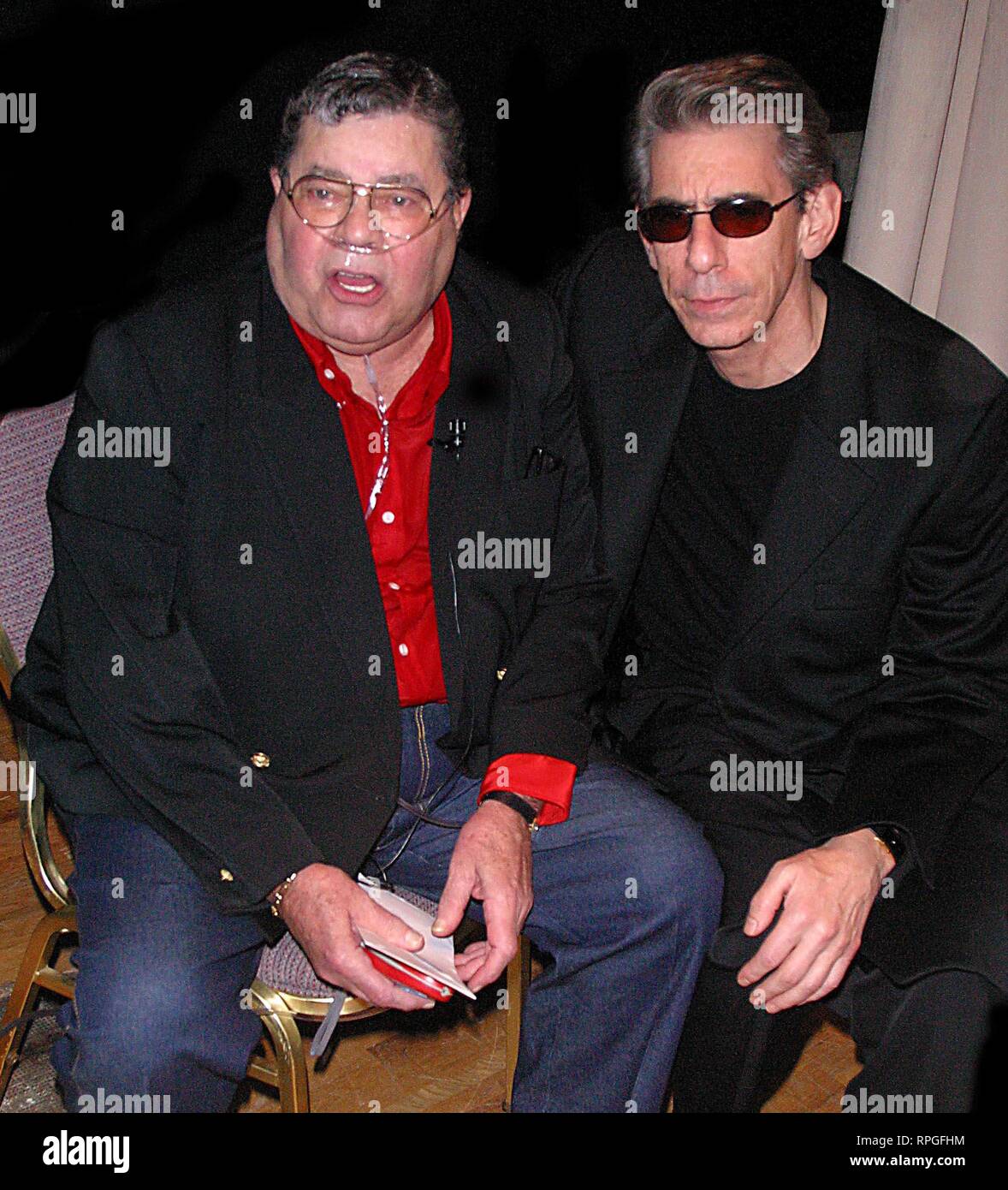 JERRY LEWIS & RICHARD BELZER 2002 Photo By John Barrett/PHOTOlink Stock Photo