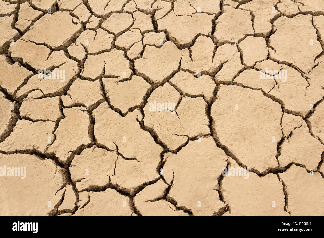 Dry cracked clay surface Stock Photo Alamy