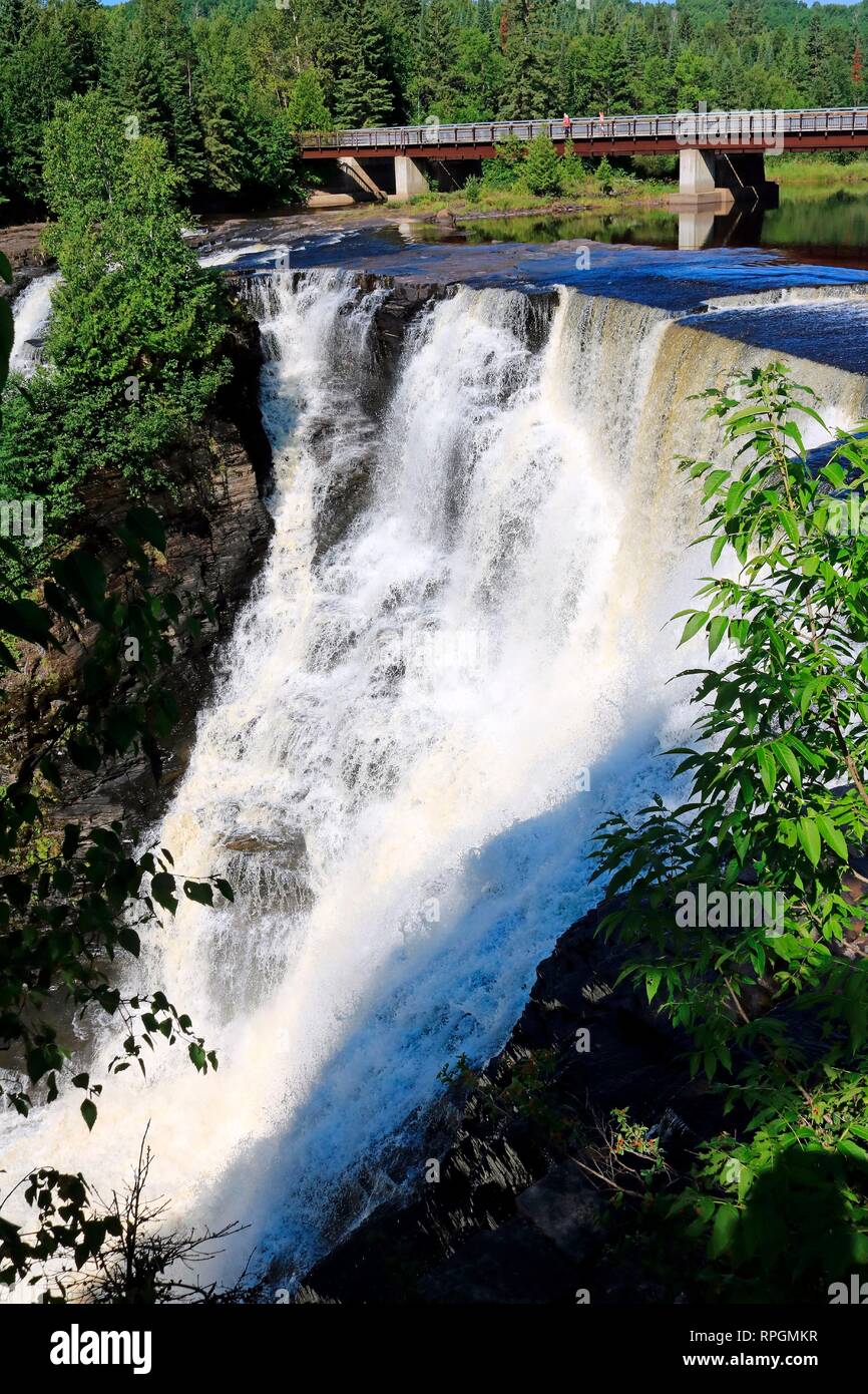 Kakabeka Falls in Ontario Canada Stock Photo
