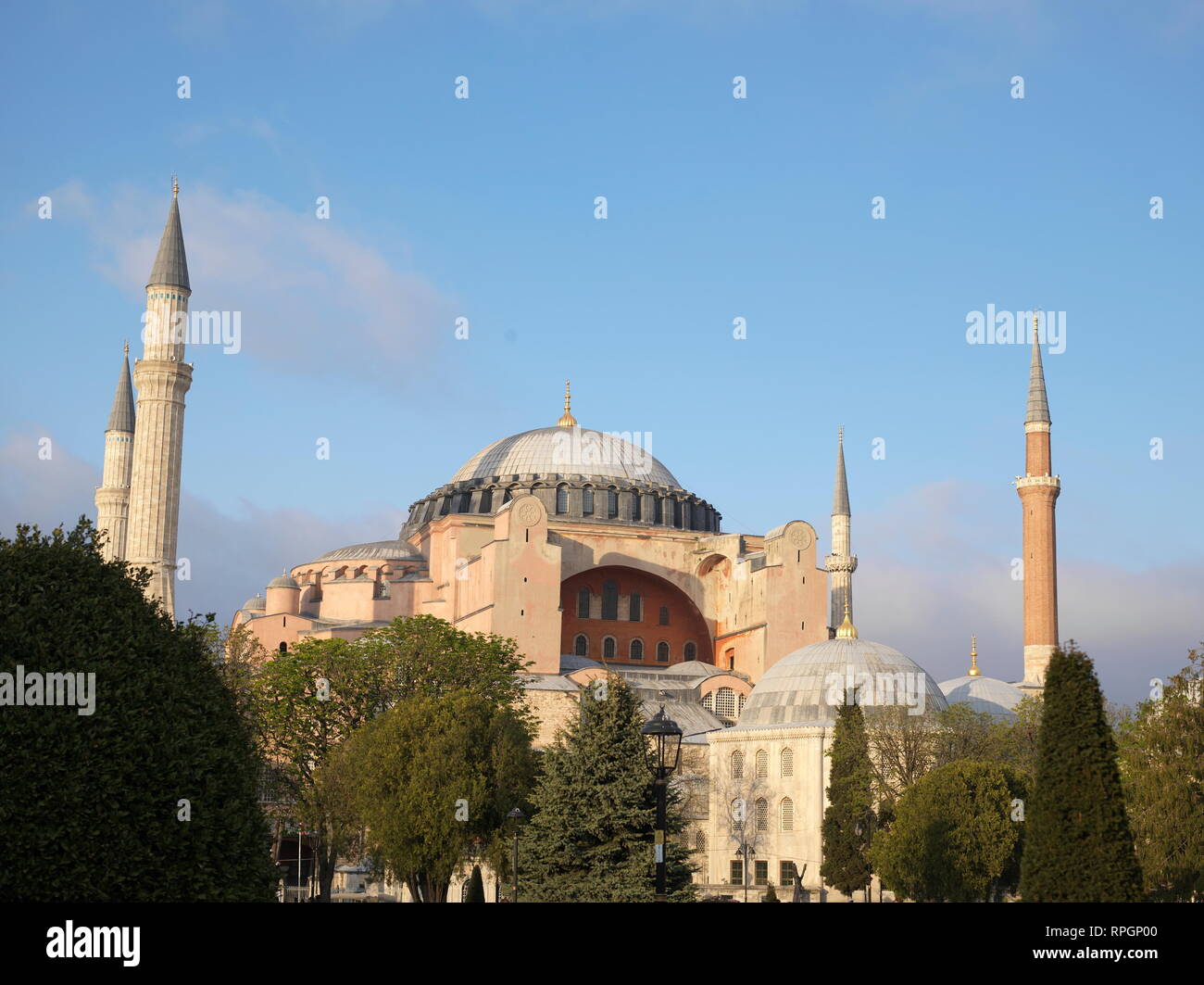 Hagia sophia istanbul turkey aerial hi-res stock photography and images ...