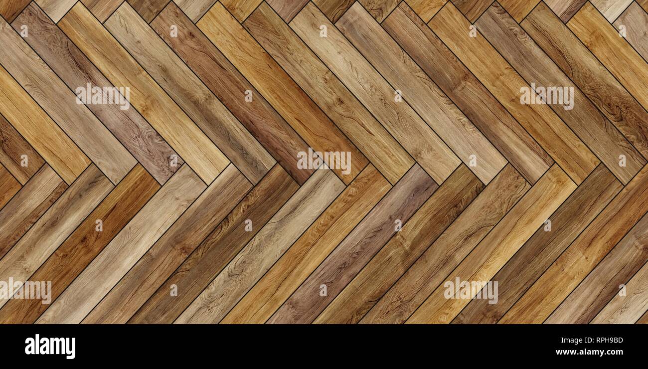 Seamless wood parquet texture (horizontal herringbone common Stock ...