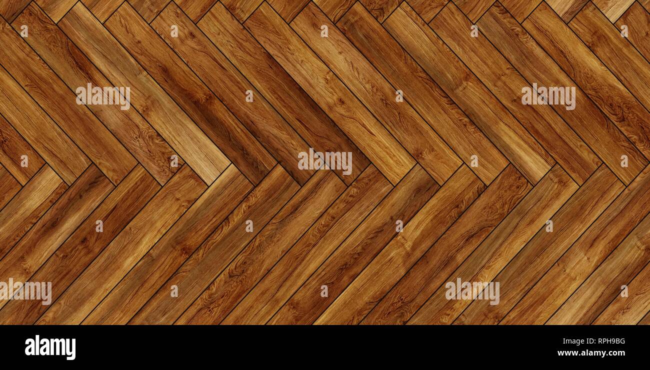 Seamless wood parquet texture (horizontal herringbone common Stock ...