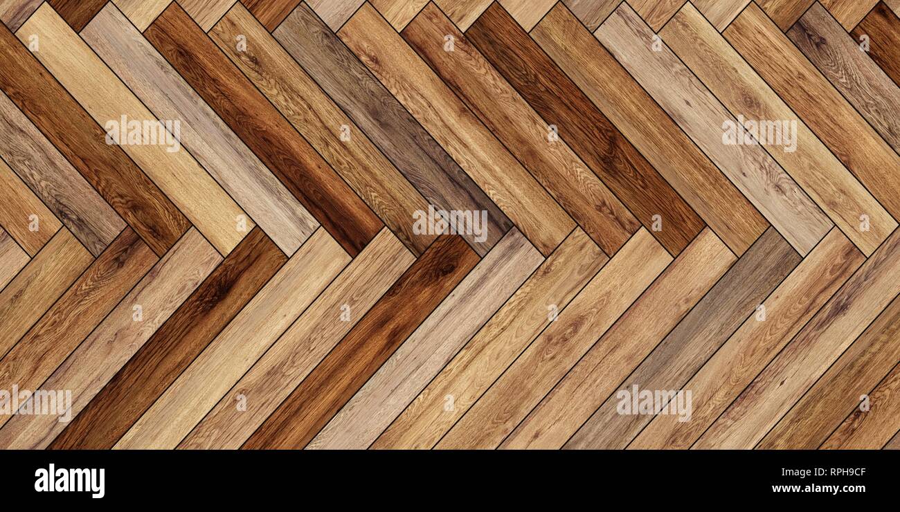 Seamless wood parquet texture (horizontal herringbone brown various ...