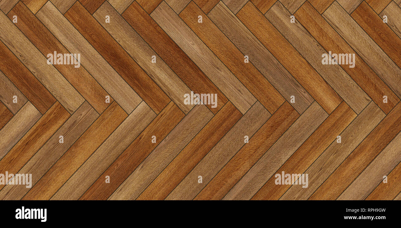 Seamless wood parquet texture (horizontal herringbone brown Stock Photo ...