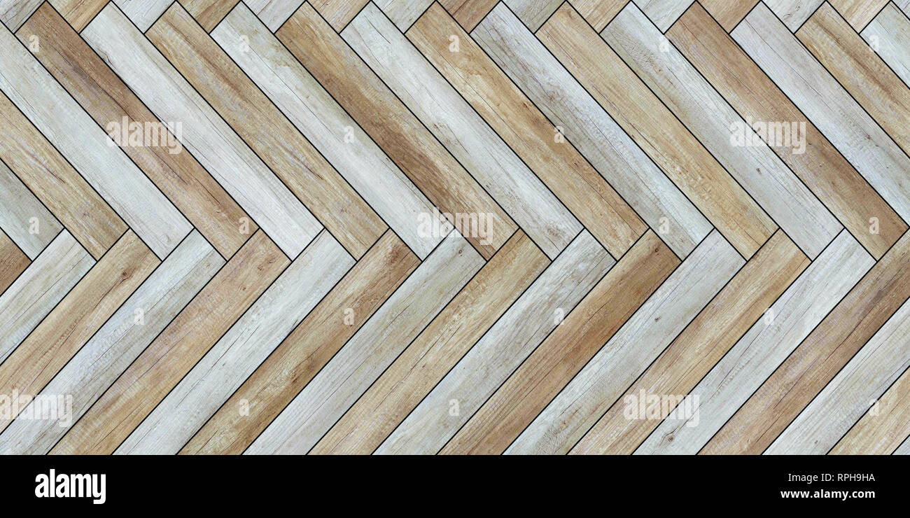 Seamless wood parquet texture (horizontal herringbone light Stock Photo ...