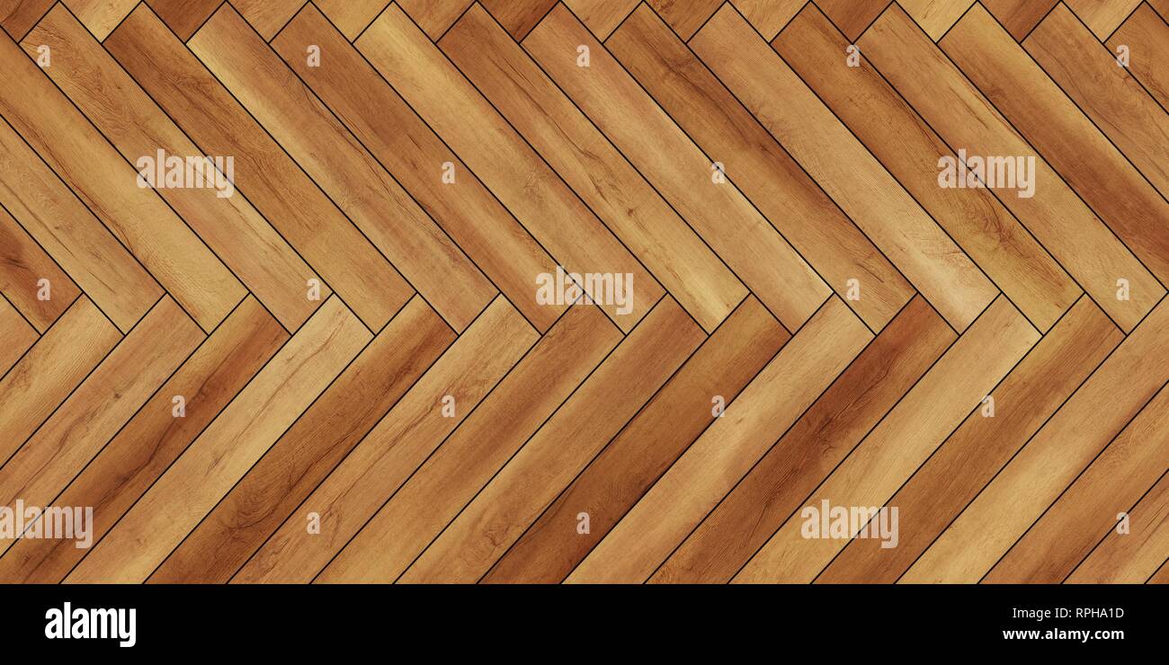 Seamless wood parquet texture horizontal herringbone light brown Stock ...