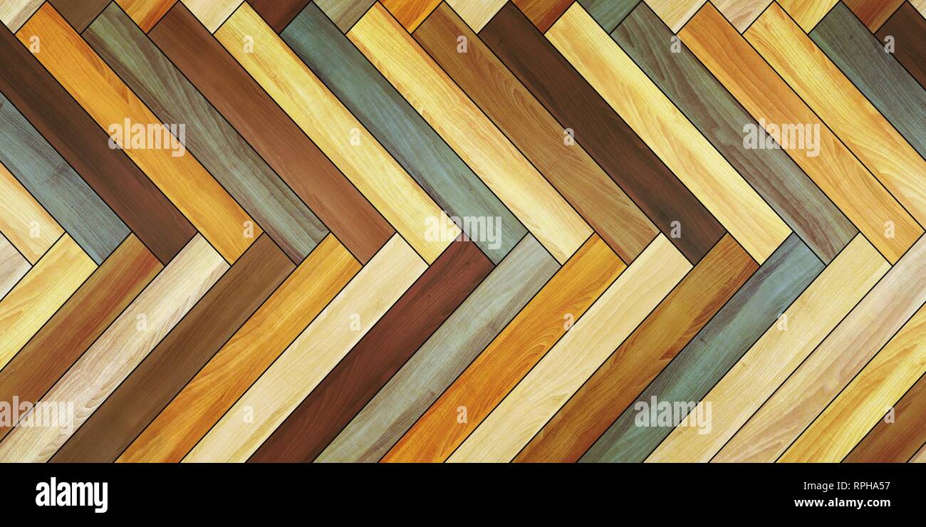Seamless wood parquet texture horizontal herringbone colorful Stock ...