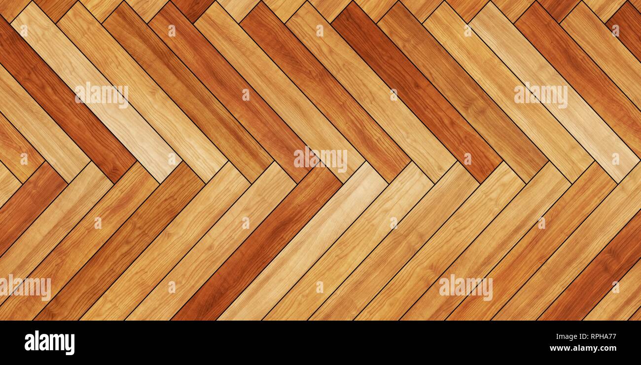 Seamless wood parquet texture horizontal herringbone light brown Stock ...