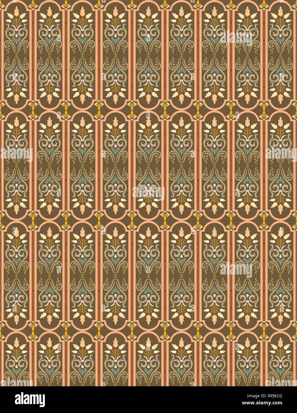 Vector - Seamless pattern stock vector, use for tiled background ...