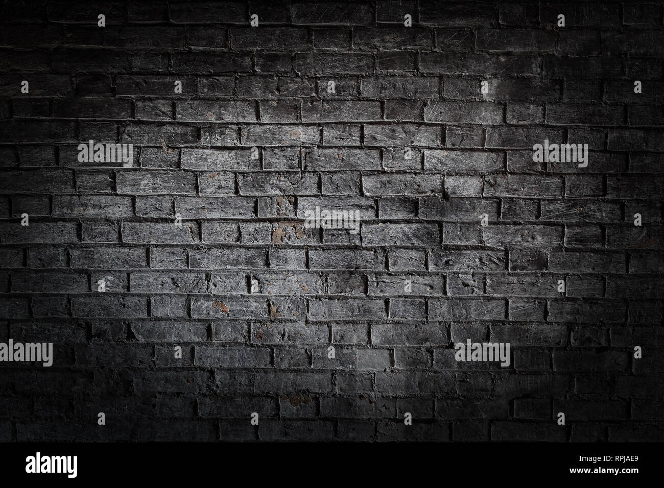 old brick wall texture grunge background with vignetted corners, may ...