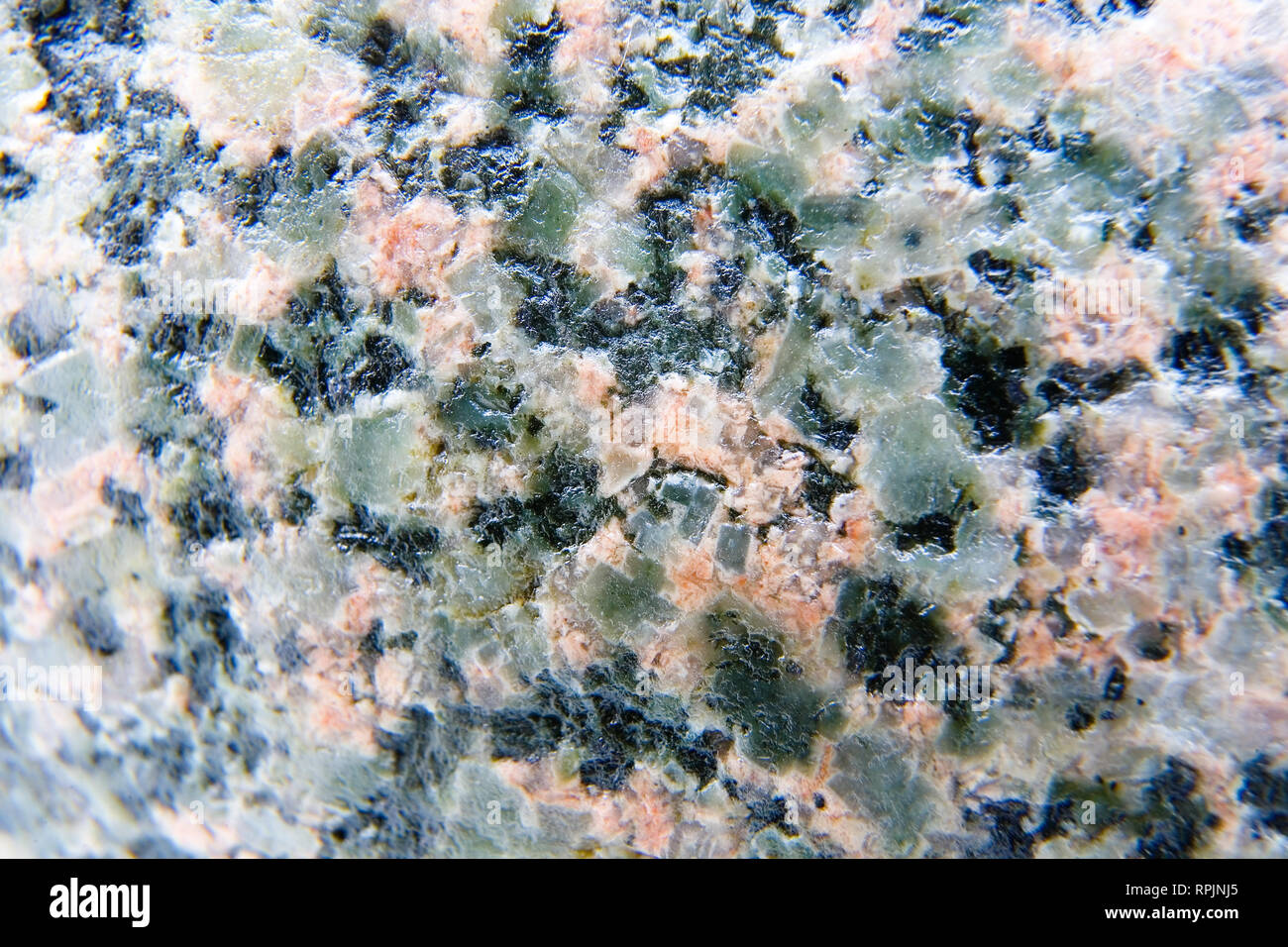 An interesting structure of the stone is photographed close-up. Macro ...