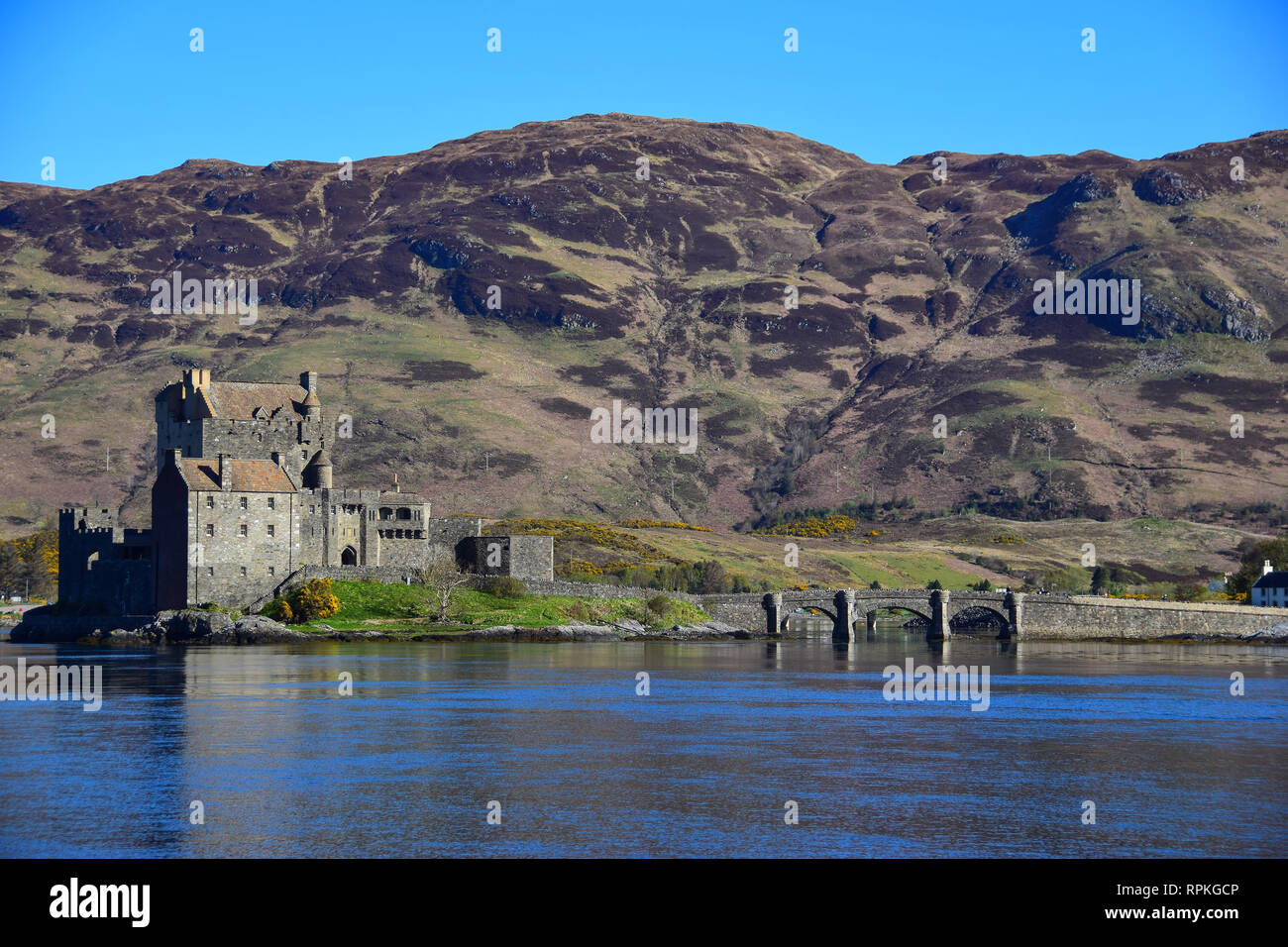 Eilean Donan Castle, Eilean Donan, Isle of Skye, Scotland Stock Photo