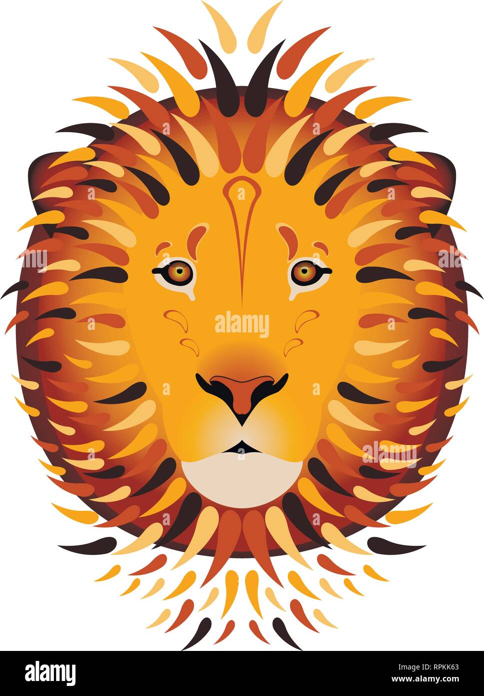 Lion portrait. Vector illustration of the head and mane of the animal. Cartoon style. Isolated on white Stock Vector Image & Art - Alamy Lion portrait. Vector illustration of the head and mane of the animal. Cartoon style. Isolated on white Stock Vector Image & Art - Alamy