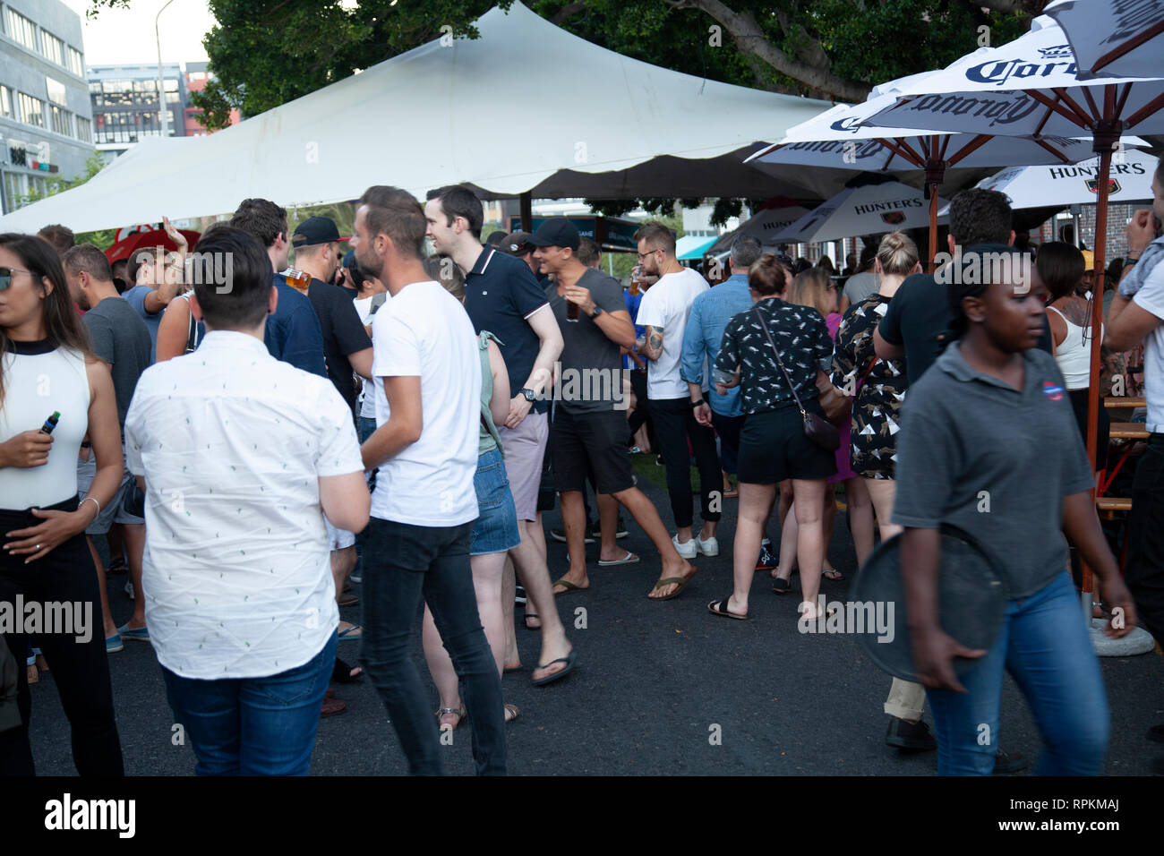 Open Street Gathering on First Thursdays on Bree Street in Cape Town