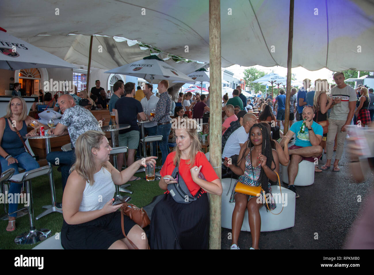 Open Street Gathering on First Thursdays on Bree Street in Cape Town