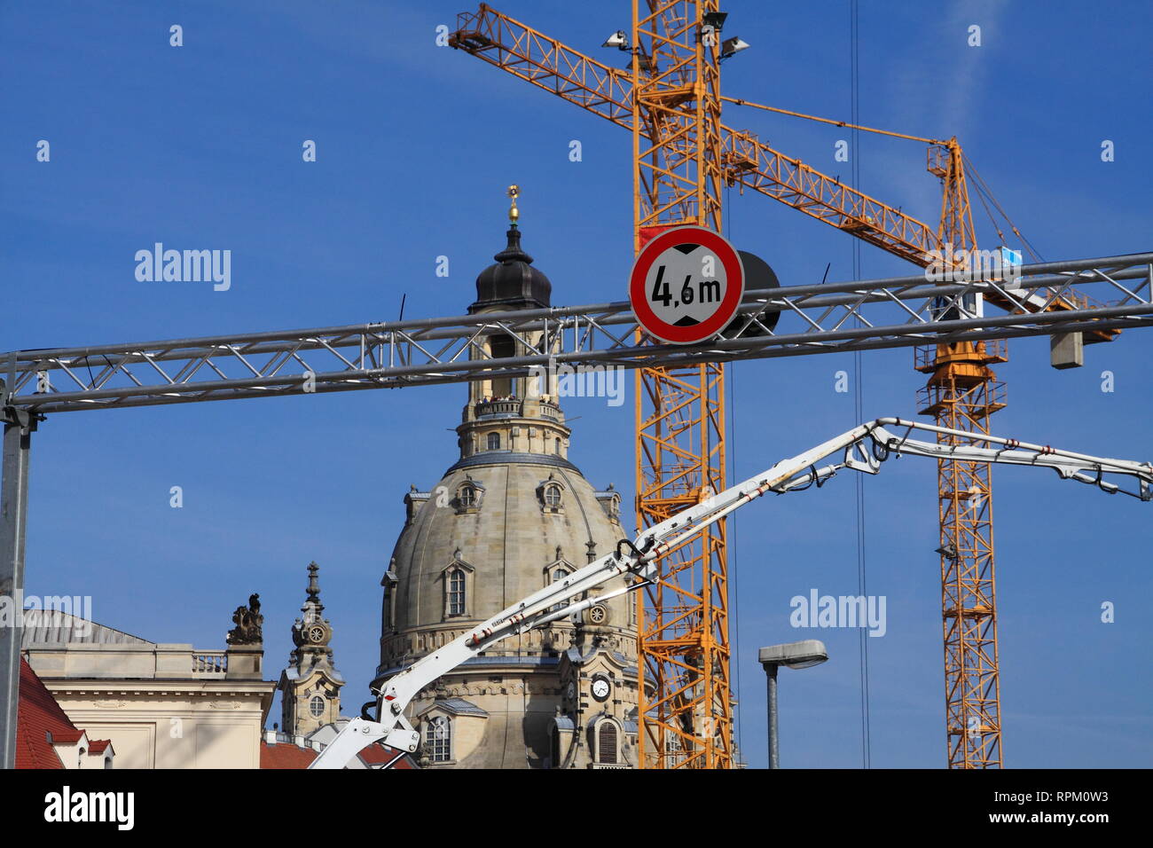 Dresden building place Stock Photo
