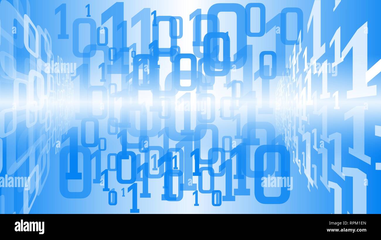 Abstract binary code vector computer science concept Stock Vector Image ...