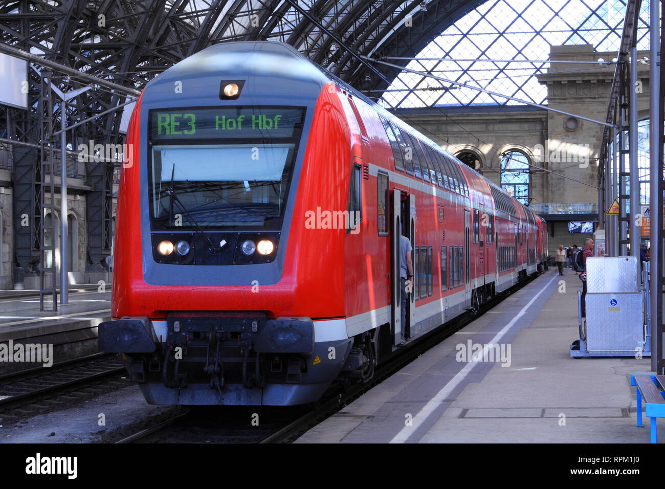 German train Stock Photo