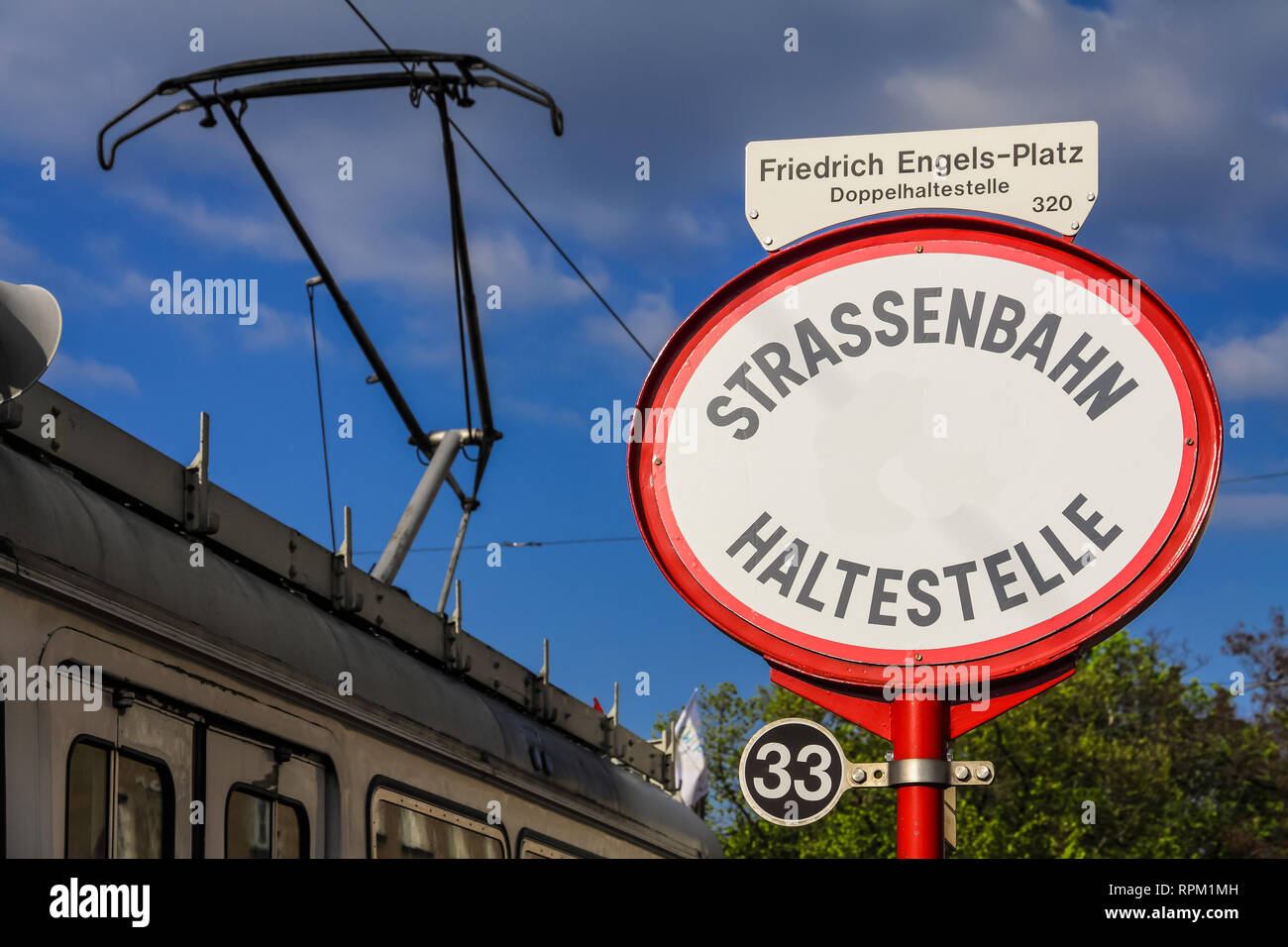 Tram Vienna, Austria Stock Photo