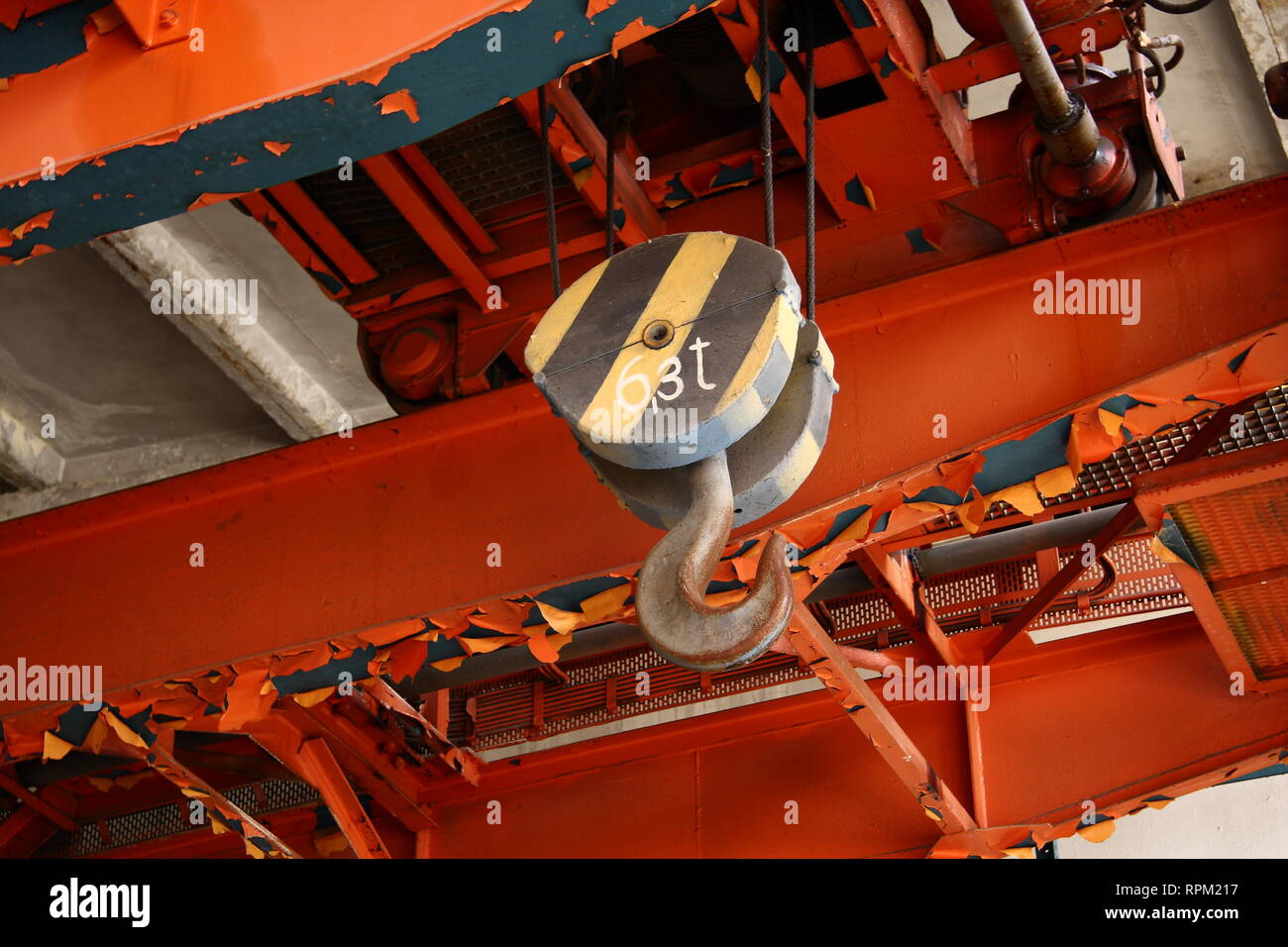 Hang crane Stock Photo