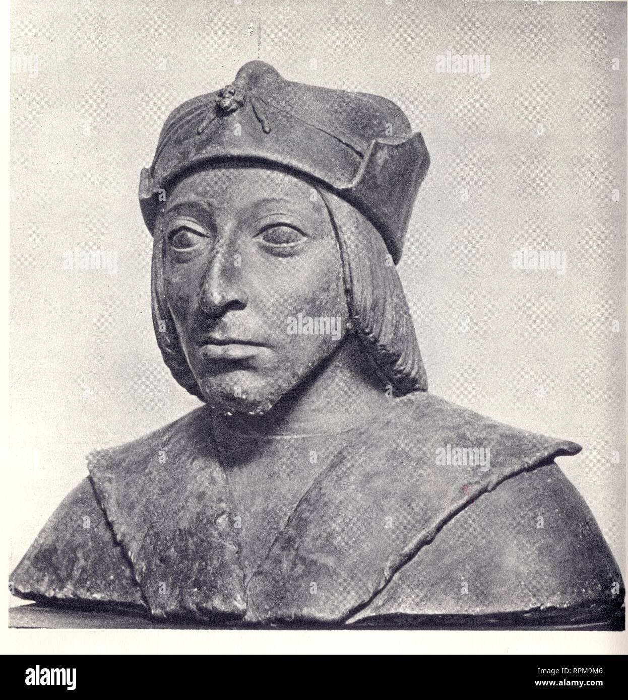 CHARLES VIII OF FRANCE . ARTIST UNKNOWN Stock Photo