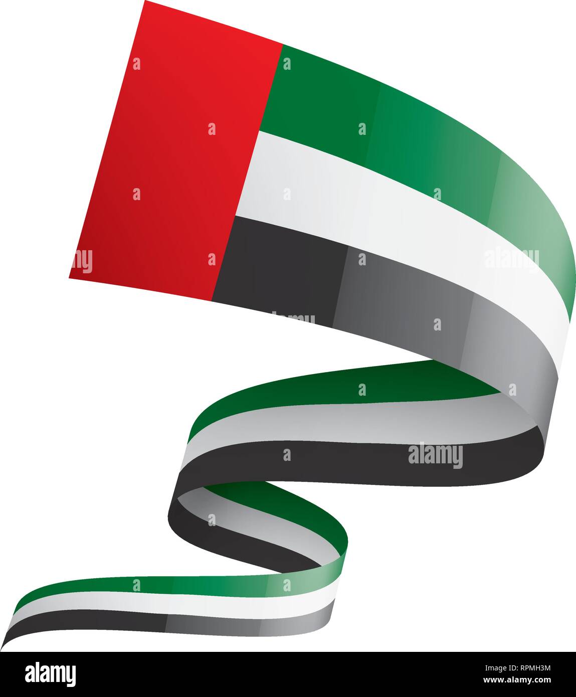 United Arab Emirates flag, vector illustration on a white background Stock  Vector Image & Art - Alamy