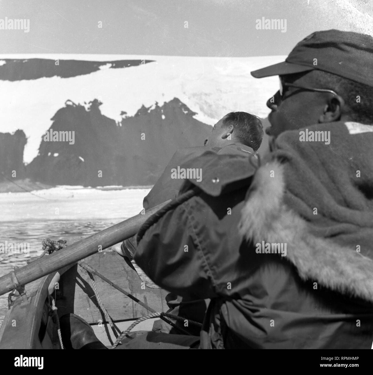 Operation Deep Freeze I - 1955 / 1956  - USA Task Force 43 Stock Photo