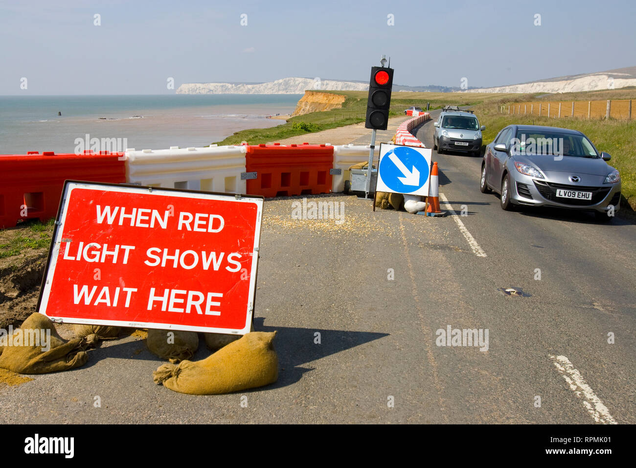 Road Closure, Military Road, Brook, Cliff, Collapse, Isle of Wight