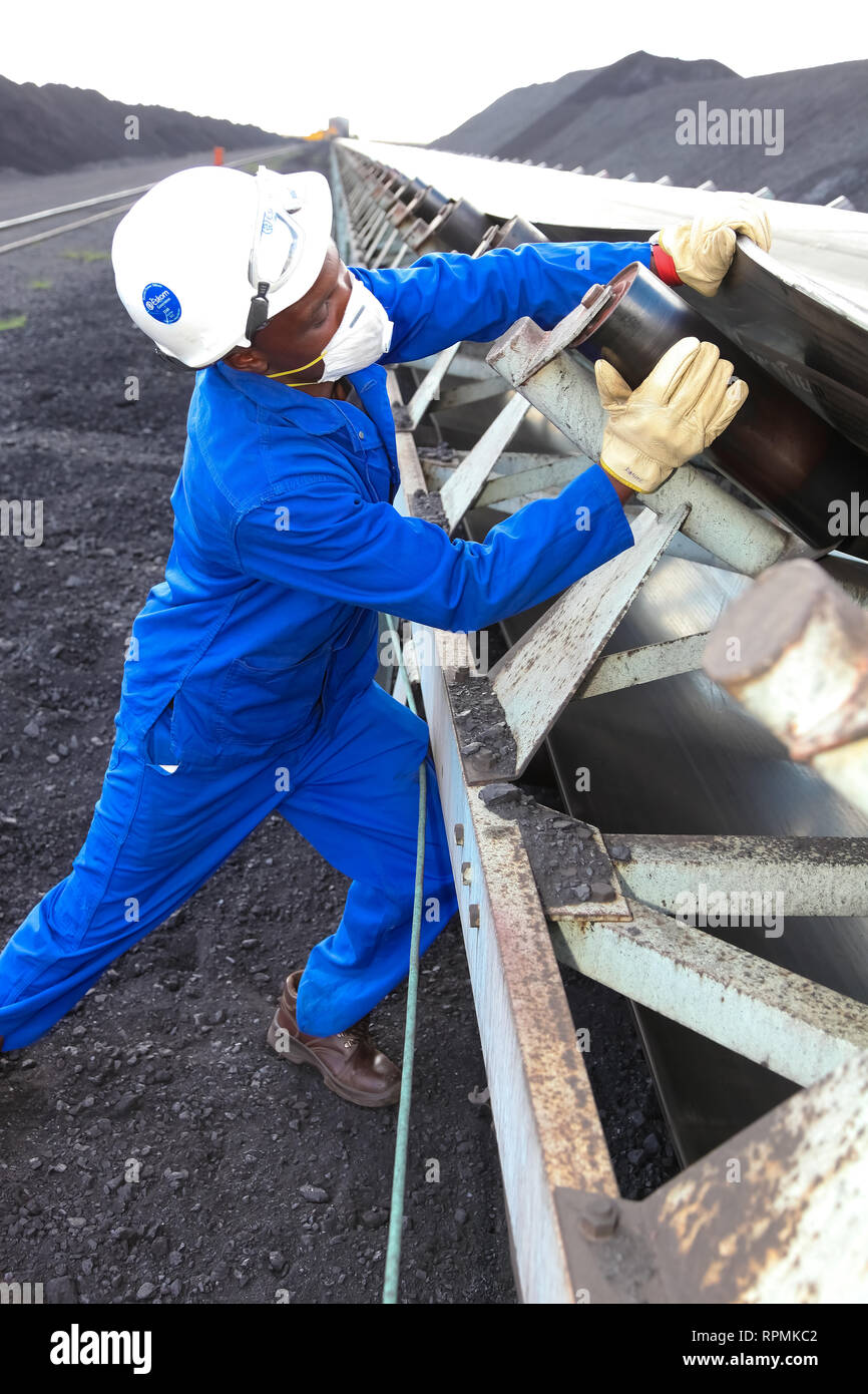 Johannesburg, South Africa April 12 2012 Technician checking