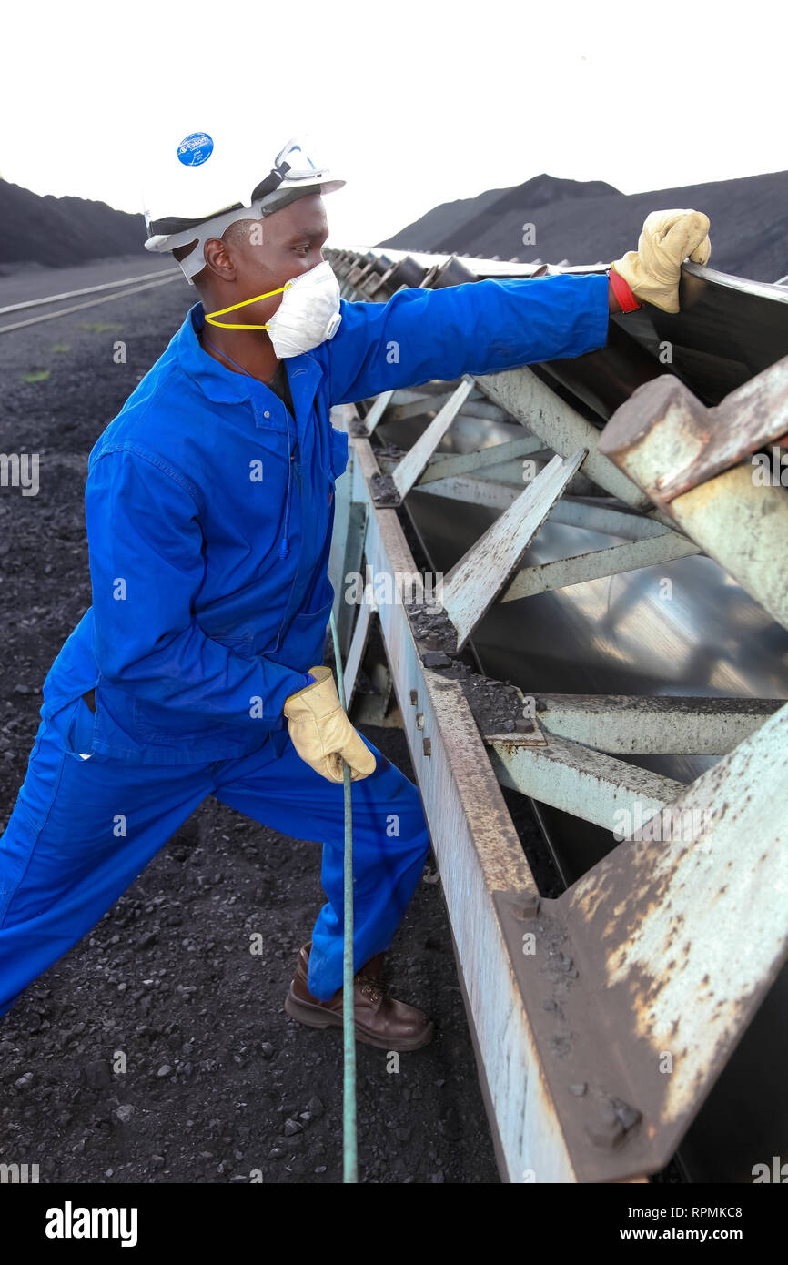 Johannesburg, South Africa April 12 2012 Technician checking