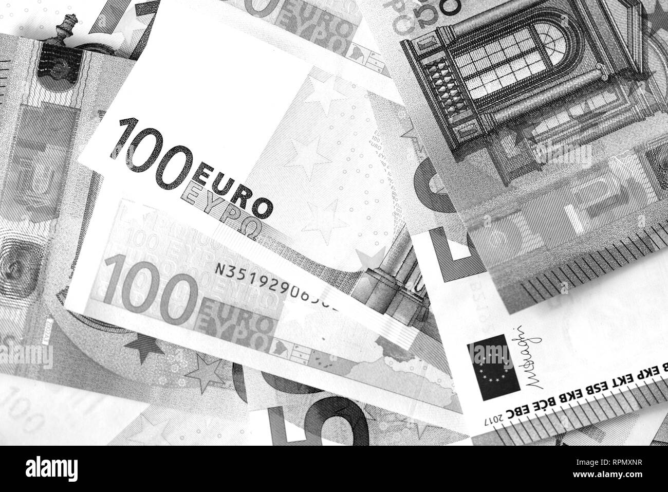 50 euro note Black and White Stock Photos & Images - Alamy