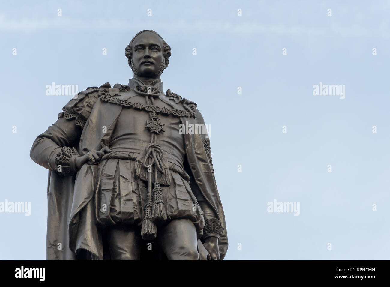 Statue of Prince Albert outside the Royal Albert Hall in South