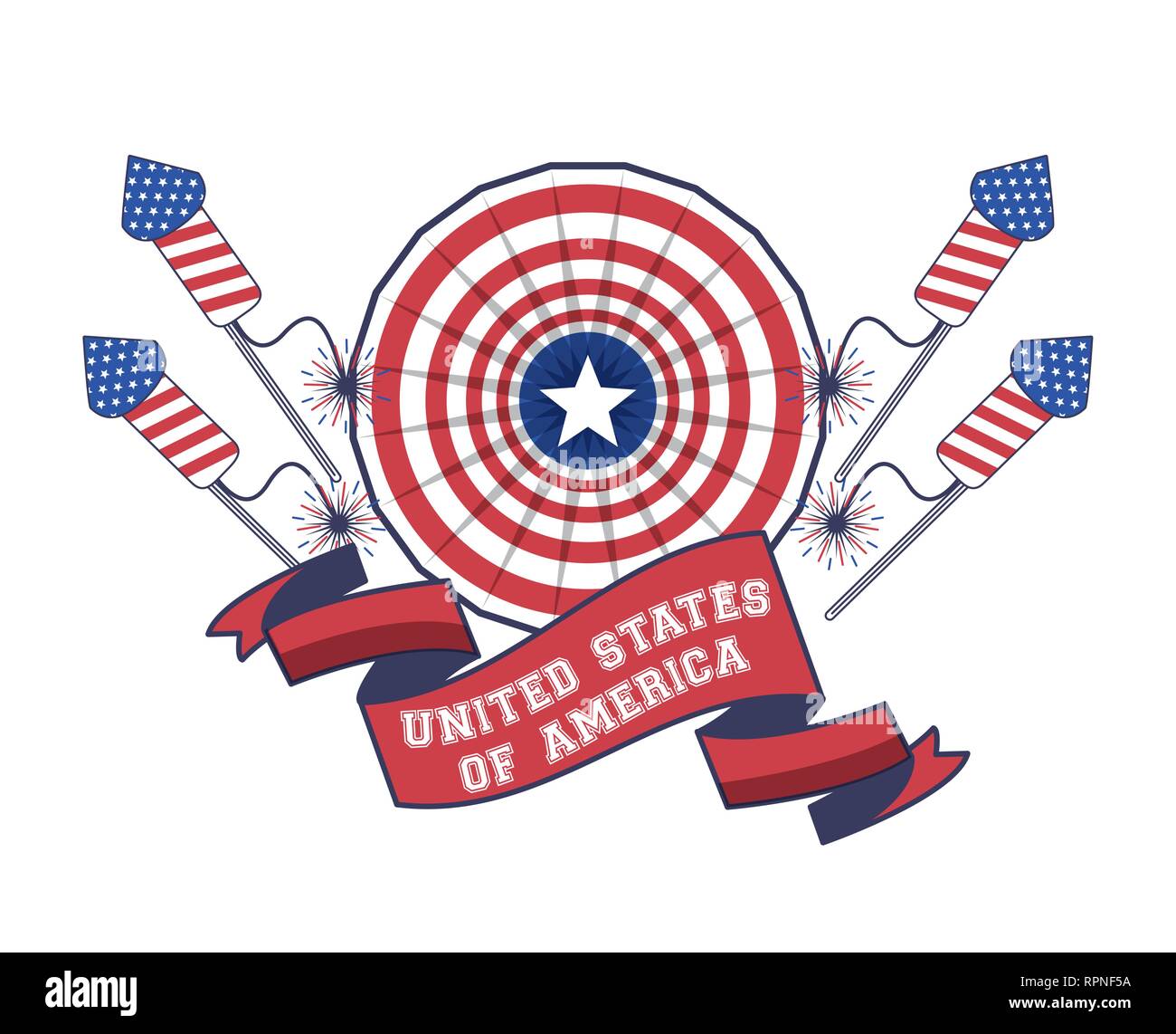 United States of America poster Stock Vector Image & Art - Alamy