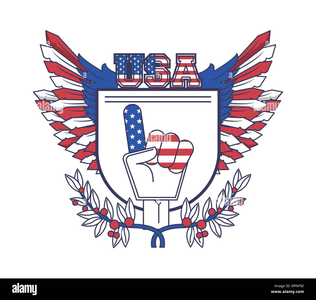 United States of America poster Stock Vector Image & Art - Alamy
