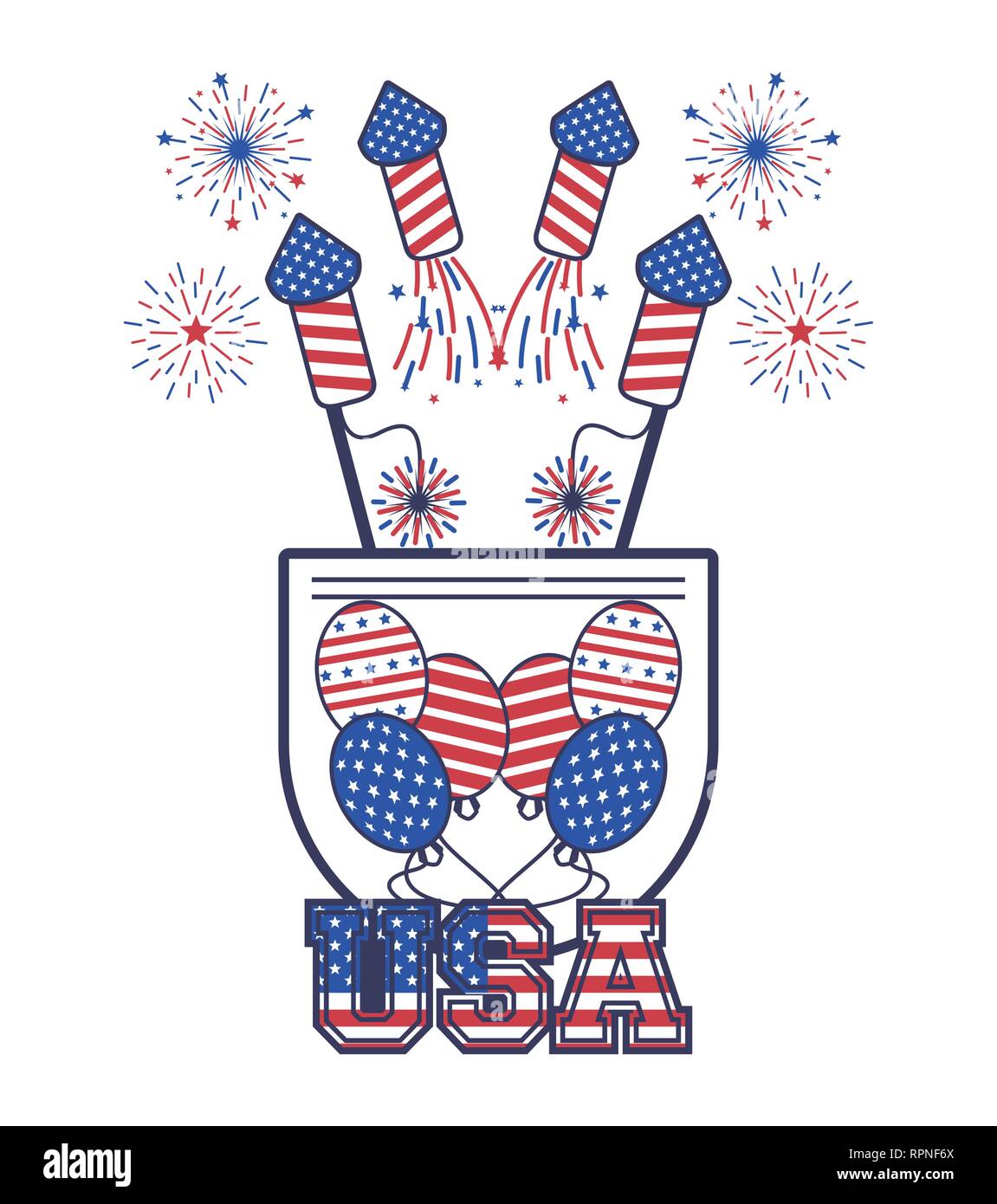 United States of America poster Stock Vector Image & Art - Alamy
