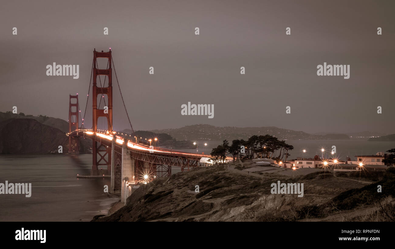 The Golden Gate Bridge, San Francisco Stock Photo