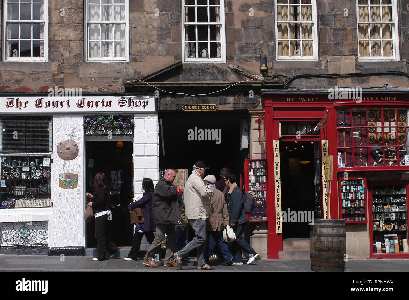 Tourism: Lanwmarket, Edinburgh, Edimburgo, Scotland, United Kingdom Stock Photo